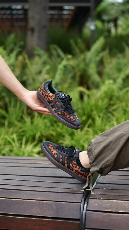 Adidas samba leopardo negra