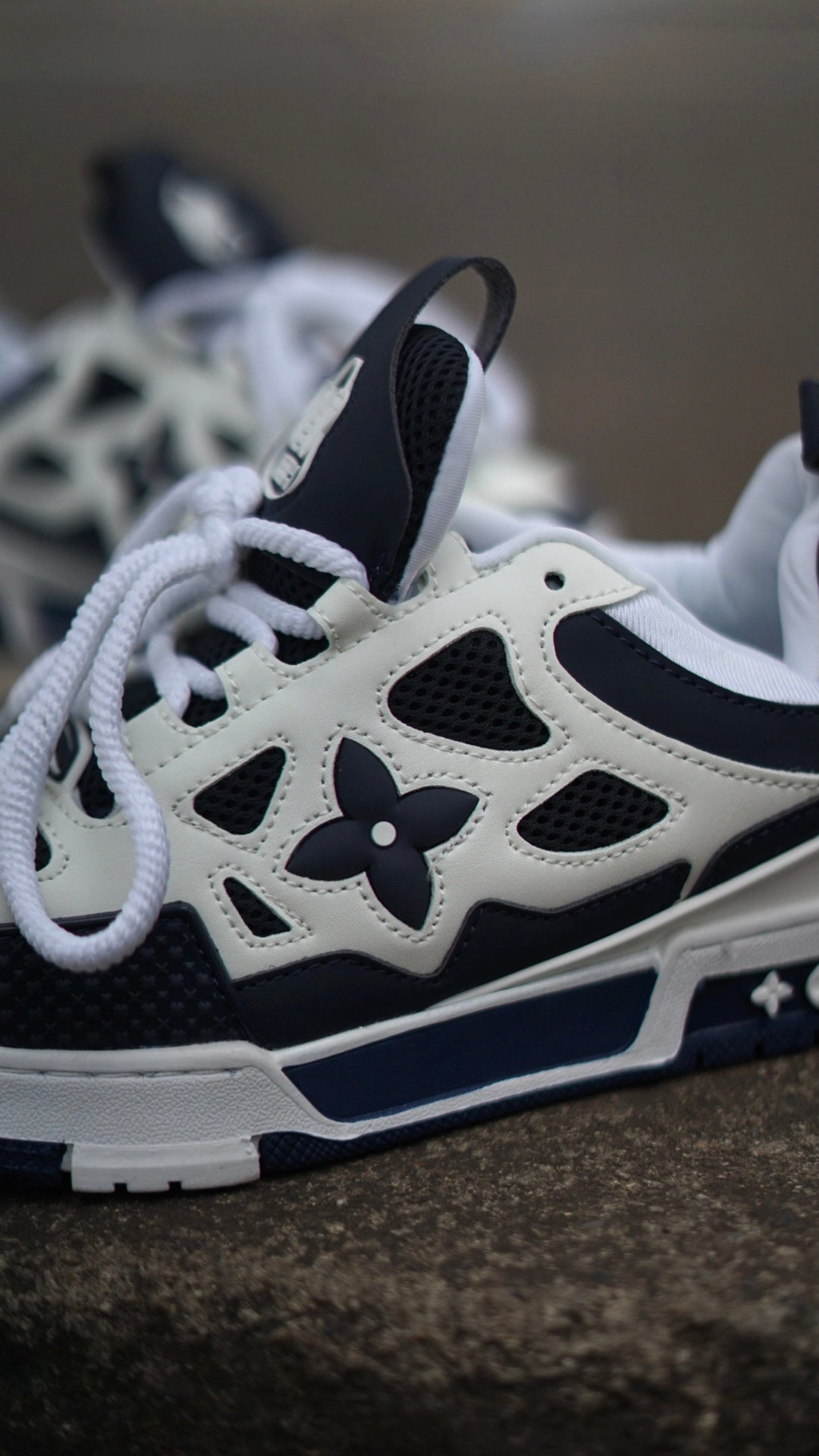 Louis Vuitton Skate Blanco-Azul