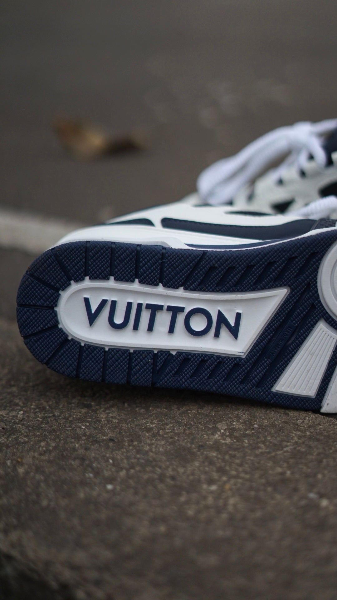 Louis Vuitton Skate Blanco-Azul