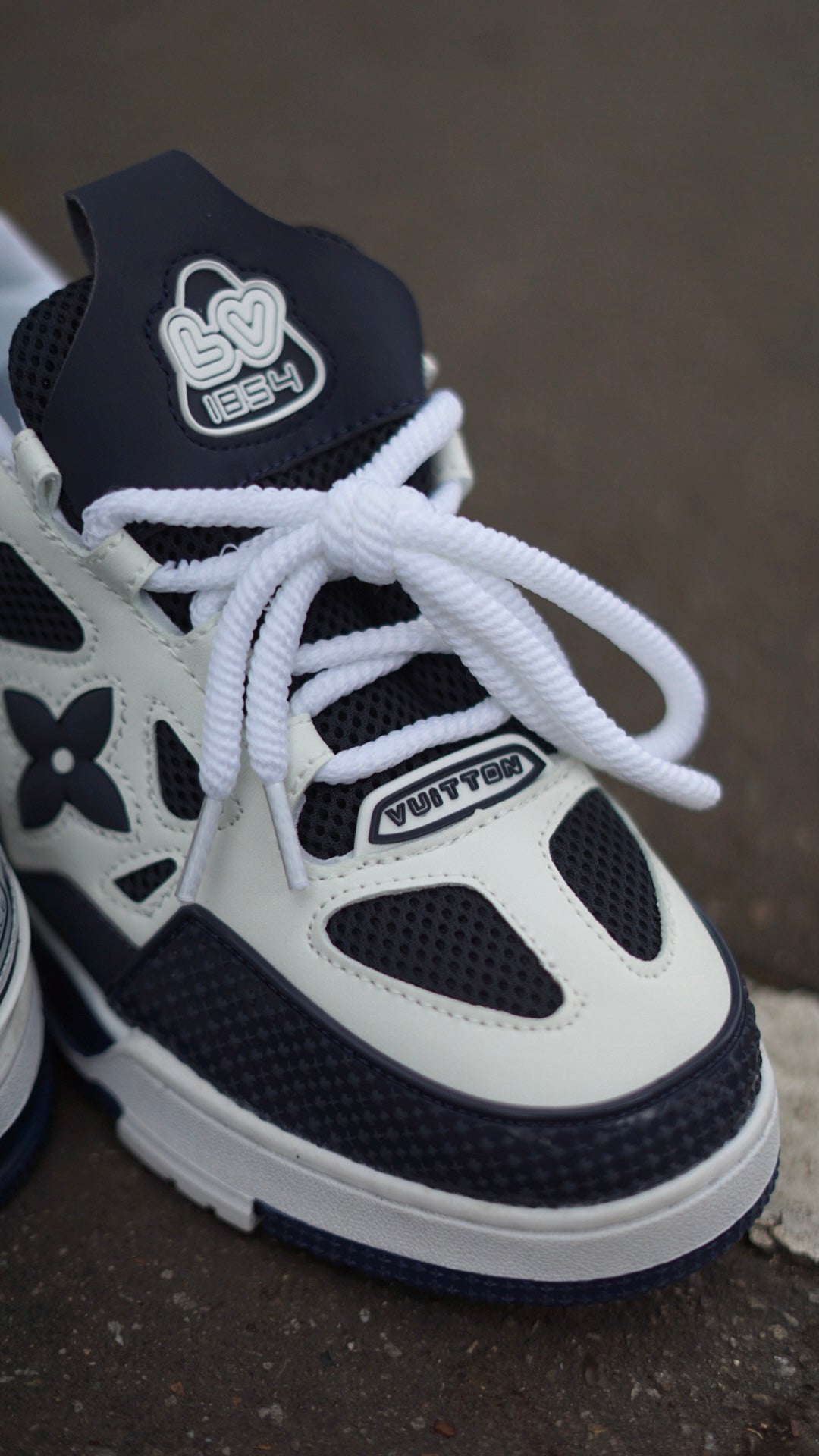 Louis Vuitton Skate Blanco-Azul