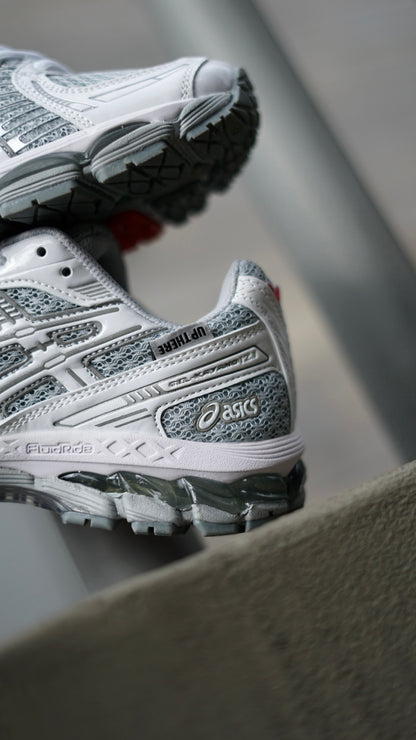 asics blanca gris