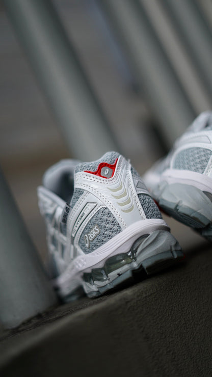asics blanca gris