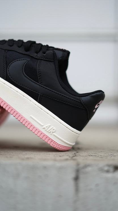Air Force 1 Negro-Rosa