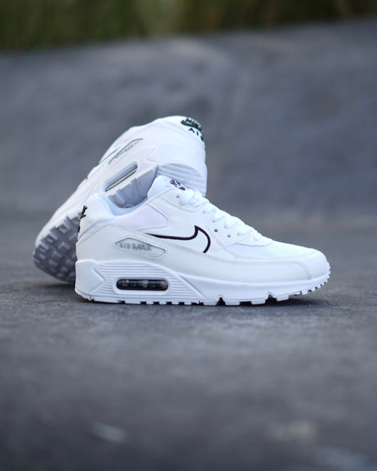 Air Max 90 Blanco-Negro
