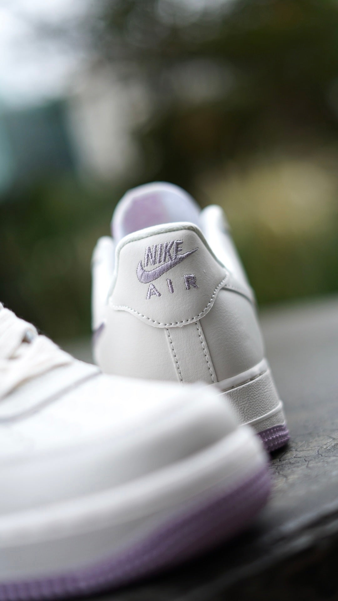 Af1 blanca morada