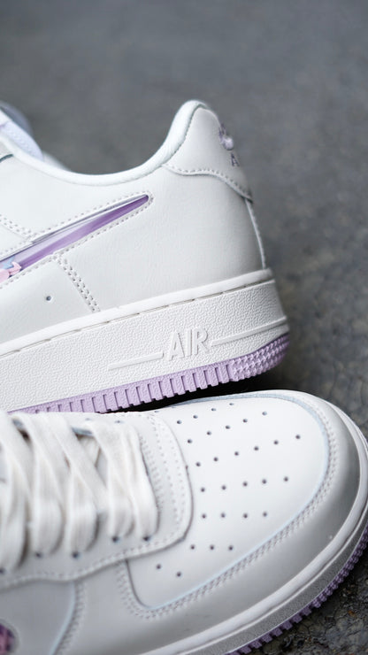 Af1 blanca morada