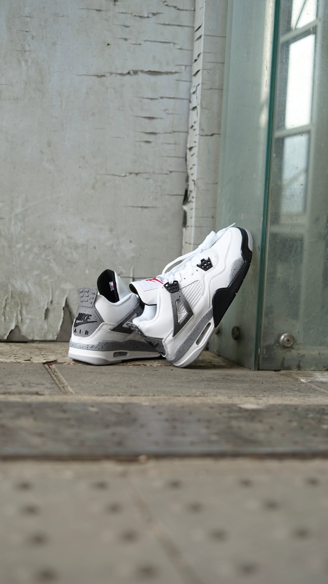 Jordan R4 oreo blanca