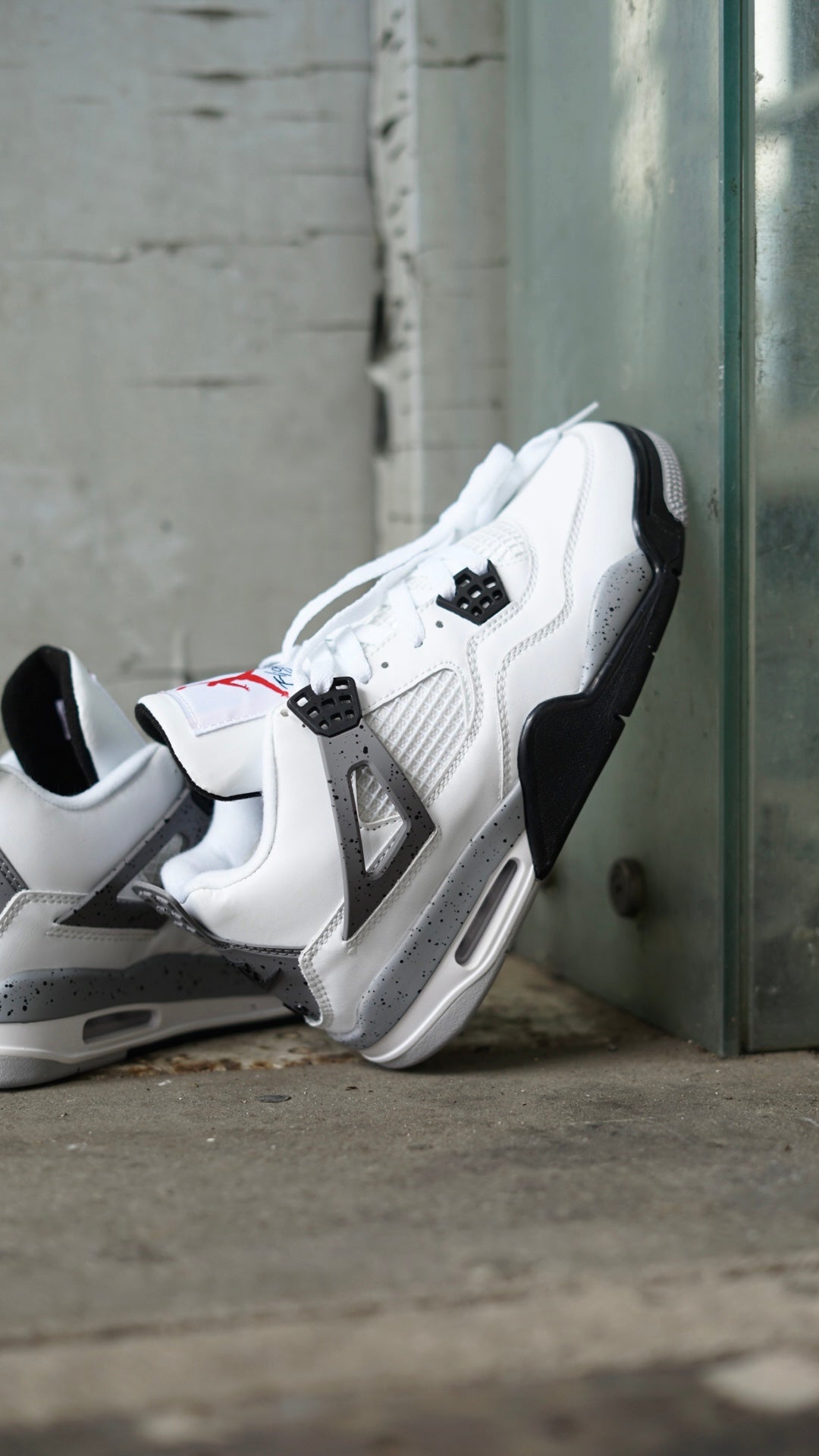 Jordan R4 oreo blanca