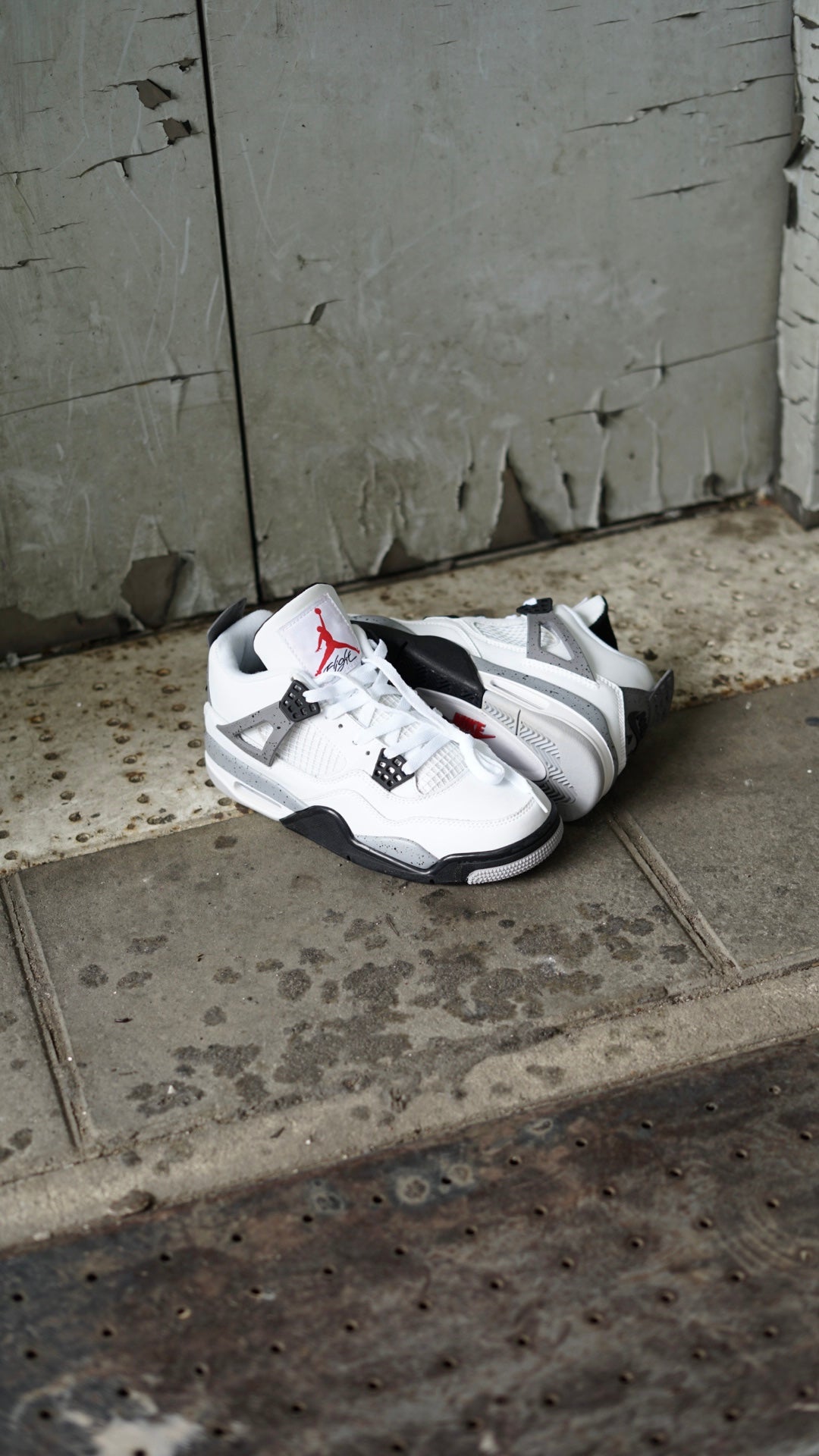 Jordan R4 oreo blanca