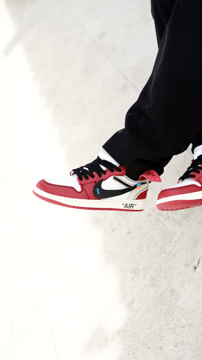 Jordan R1 off white roja