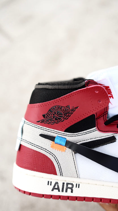 Jordan R1 off white roja