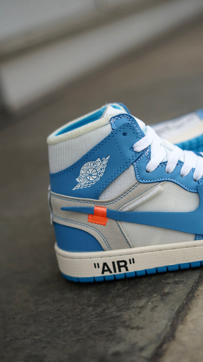 Jordan R1 off white azul