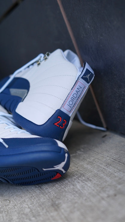 Jordan high R11 blanca azul