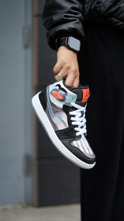 Jordan retro 1 mid ss x-ray