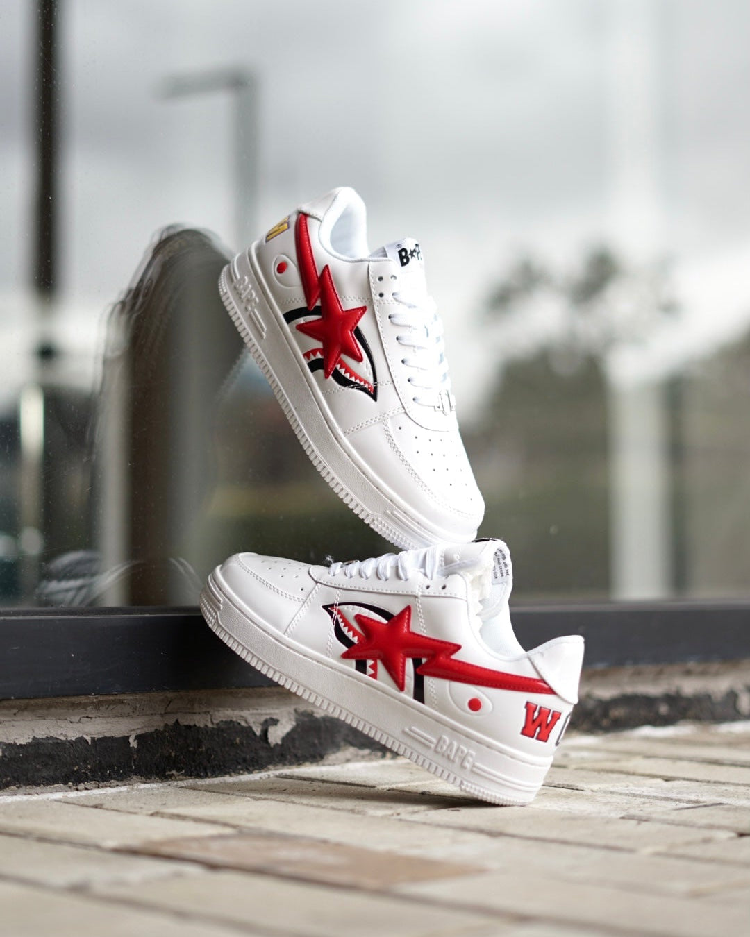 Bape Sta Low Shark Blanco