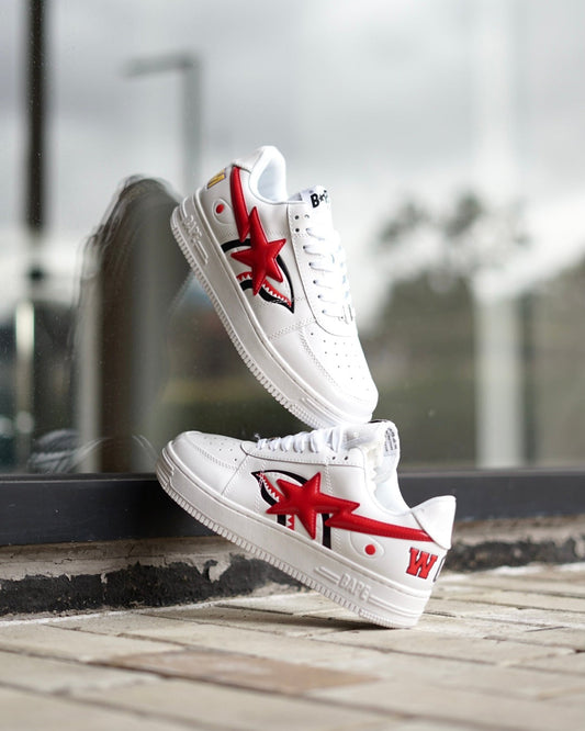 Bape Sta Low Shark Blanco