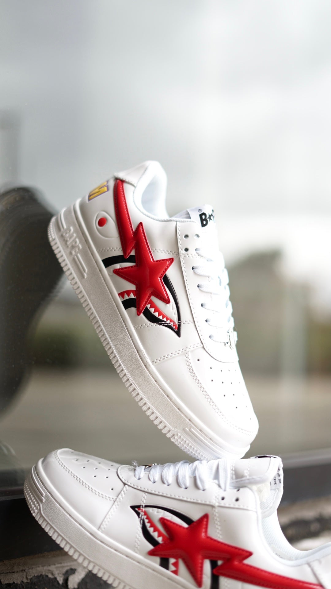 Bape Sta Low Shark Blanco
