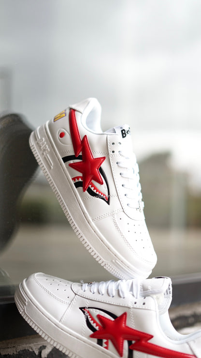 Bape Sta Low Shark Blanco