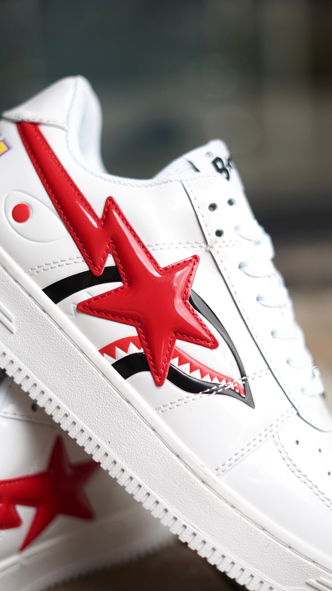 Bape Sta Low Shark Blanco