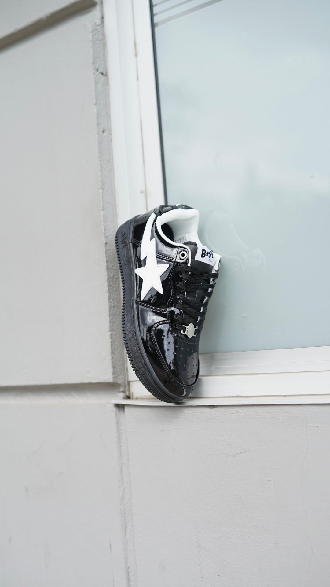 Bape sta negro en charol