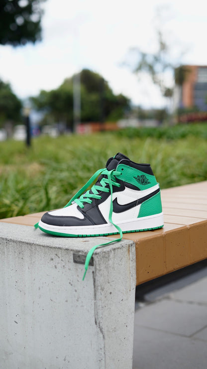 Jordan R1 high Og lucky green