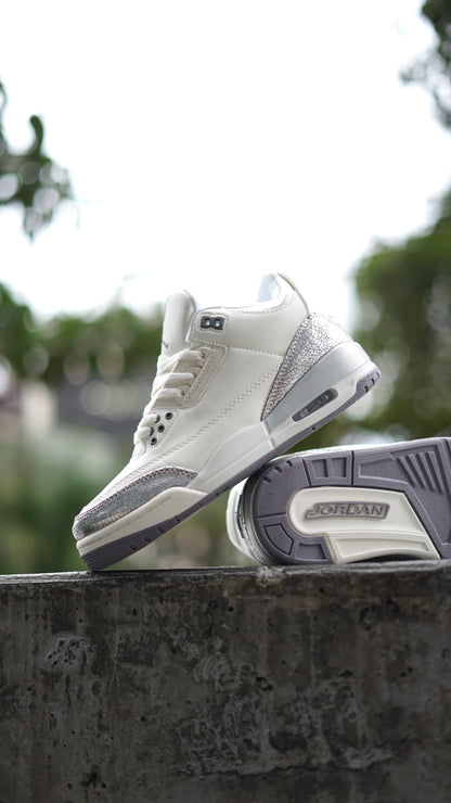 Air Jordan Retro 3 Plateada