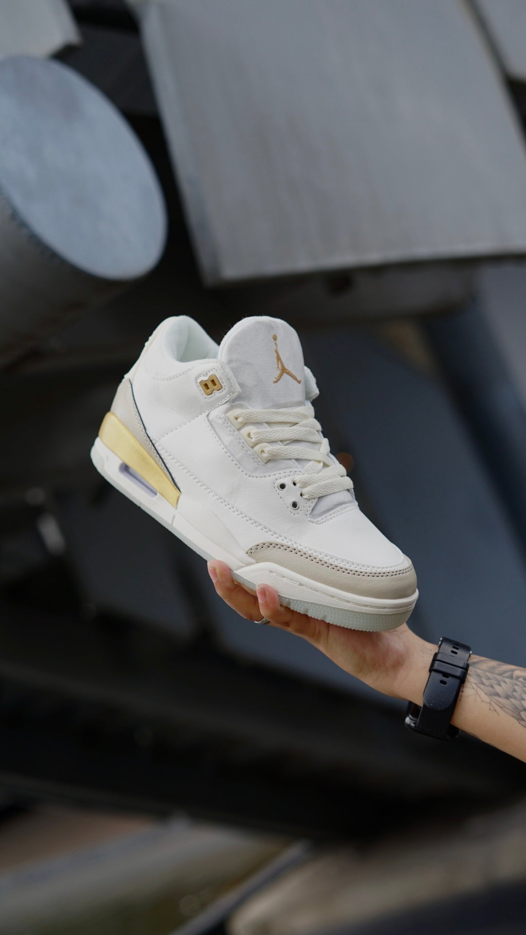 Jordan Retro 3 Sail and Pale Ivory