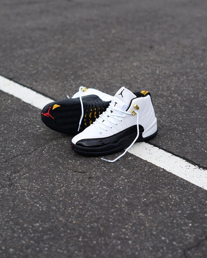 Jordan R12 blanco-negro