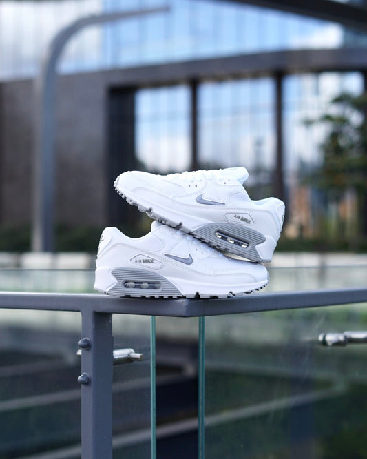 Nike air max 90 blanca-gris