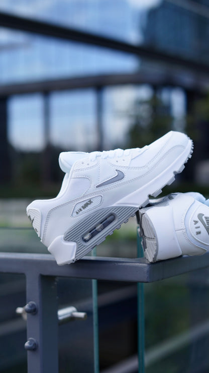 Nike air max 90 blanca-gris