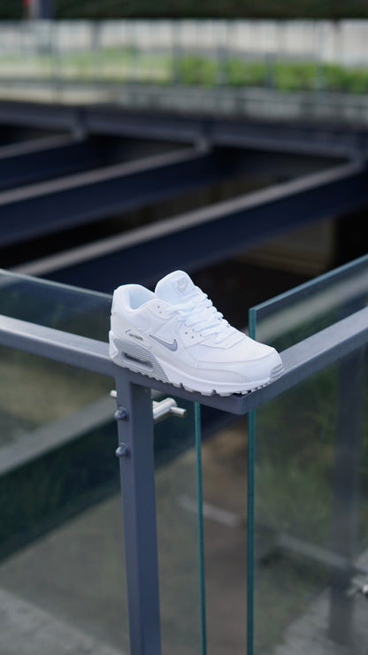 Nike air max 90 blanca-gris