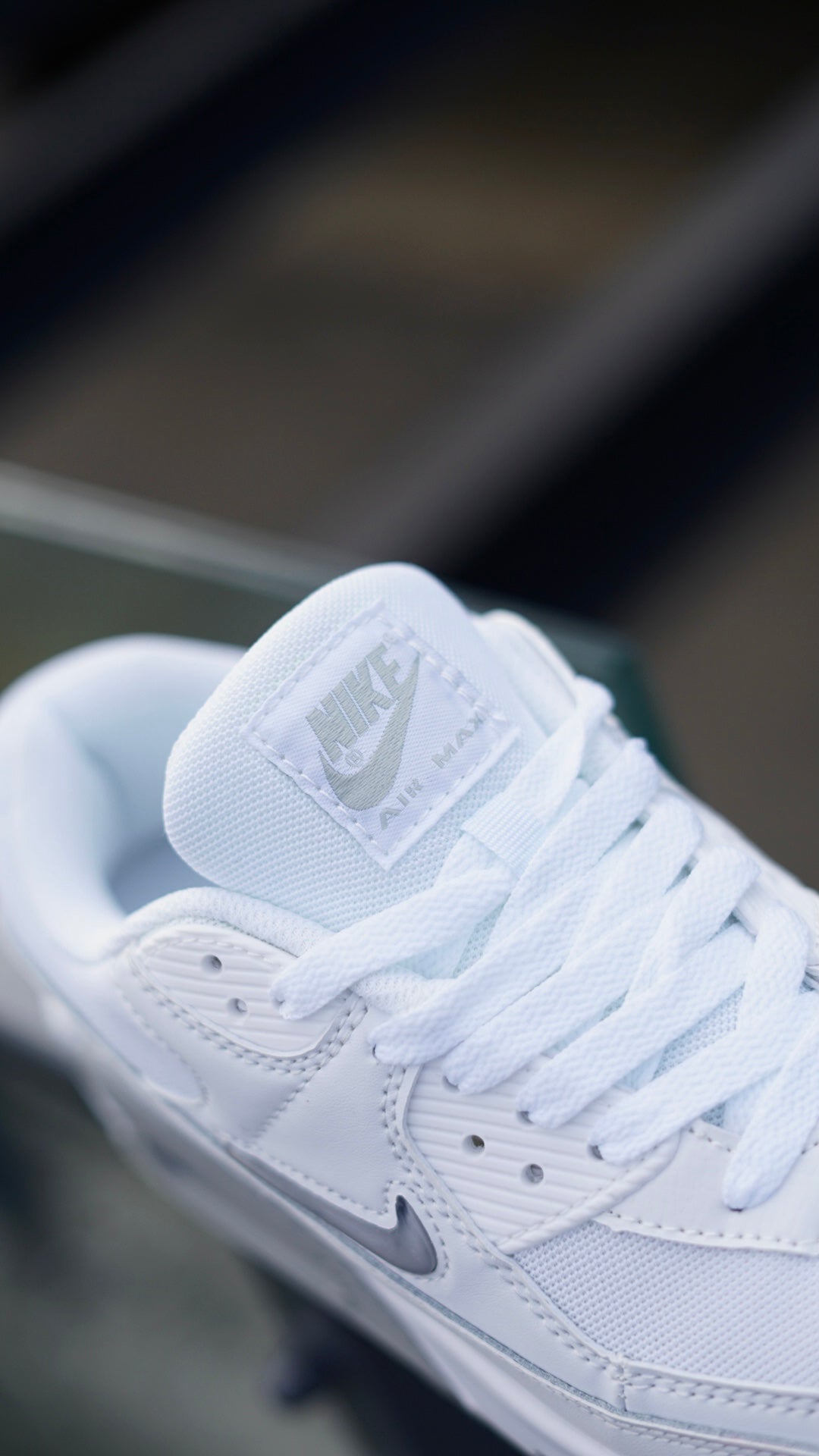 Nike air max 90 blanca-gris