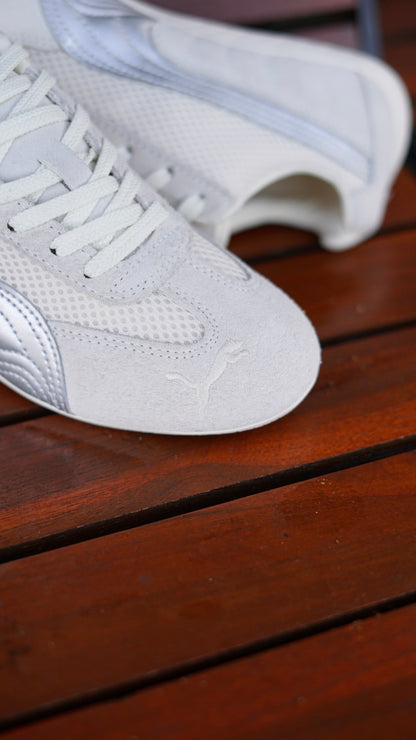 Puma speedcat beige-plateado