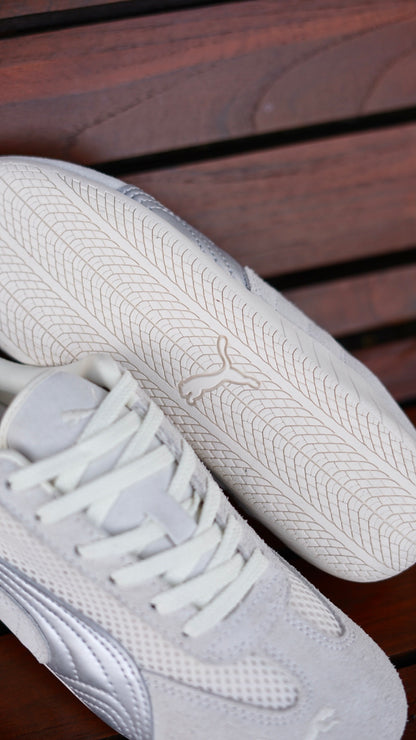 Puma speedcat beige-plateado