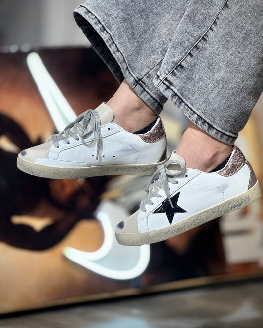 Golden Goose Super-Star Negro-Blanco