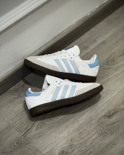Samba blanca azul