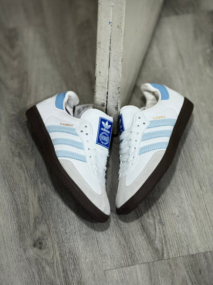 Samba blanca azul
