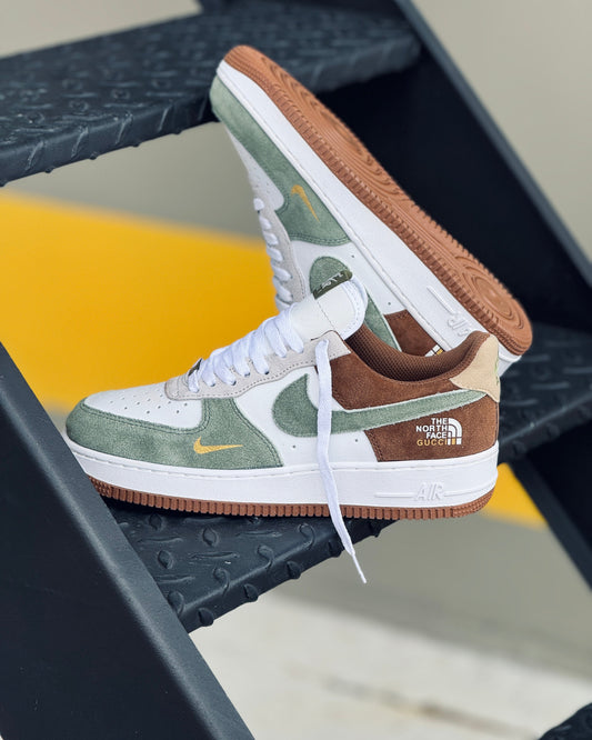 Air Force 1 x North Face Cafe-Verde