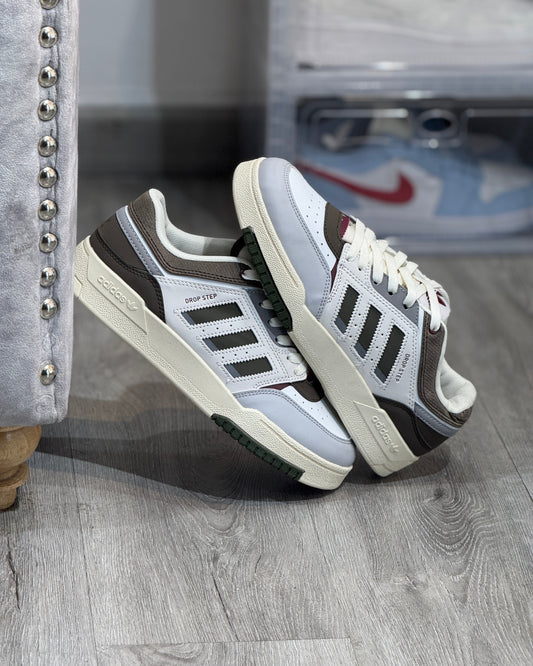 Drop Step Blanco-Cafe