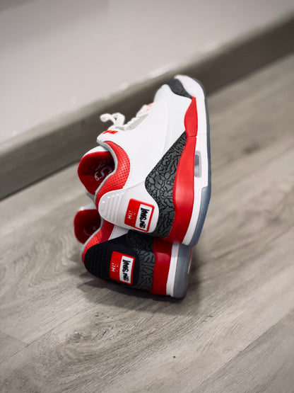 Nike jordan Retro 3 blanca roja