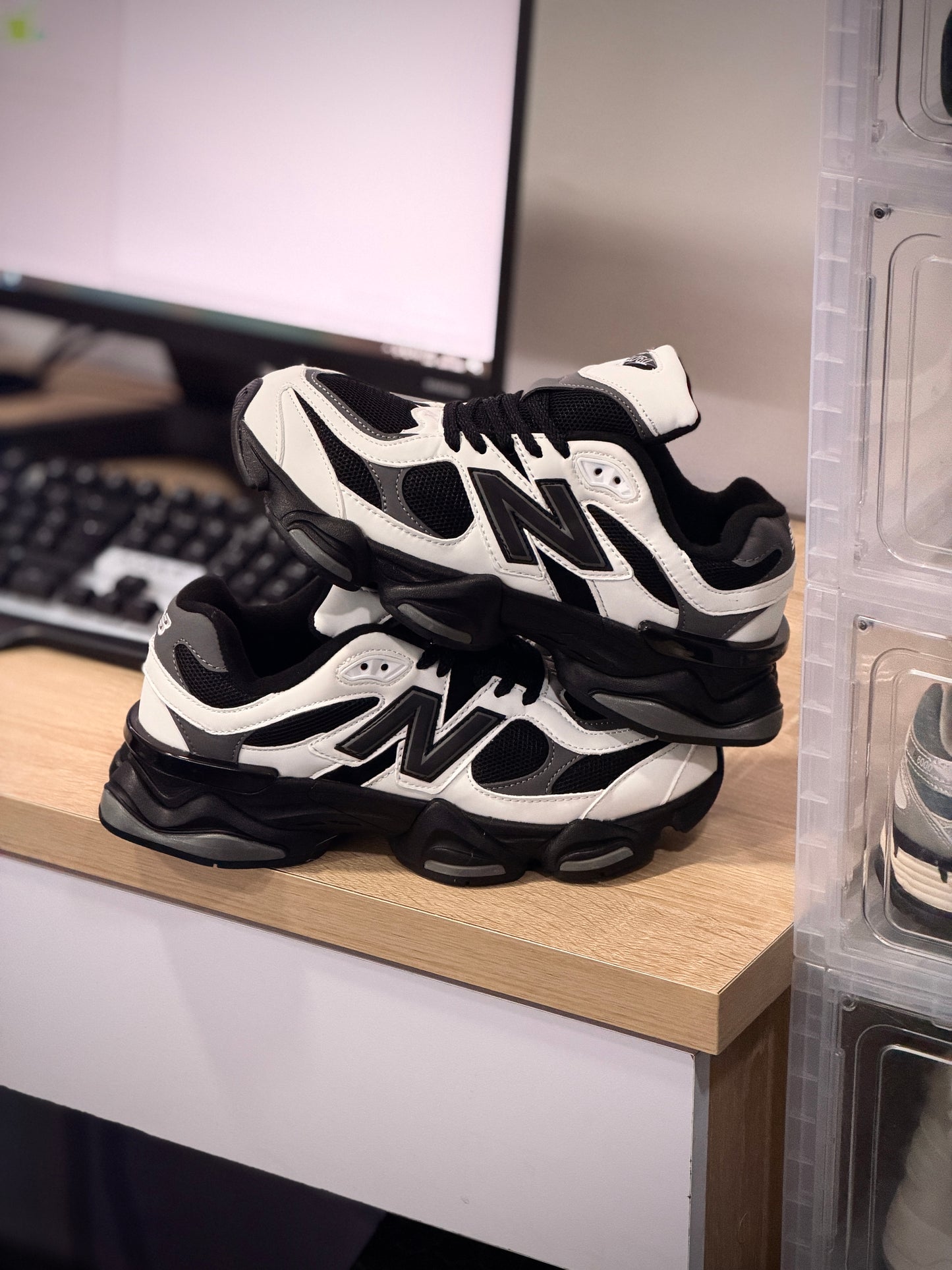 New balance 9060 negro blanco