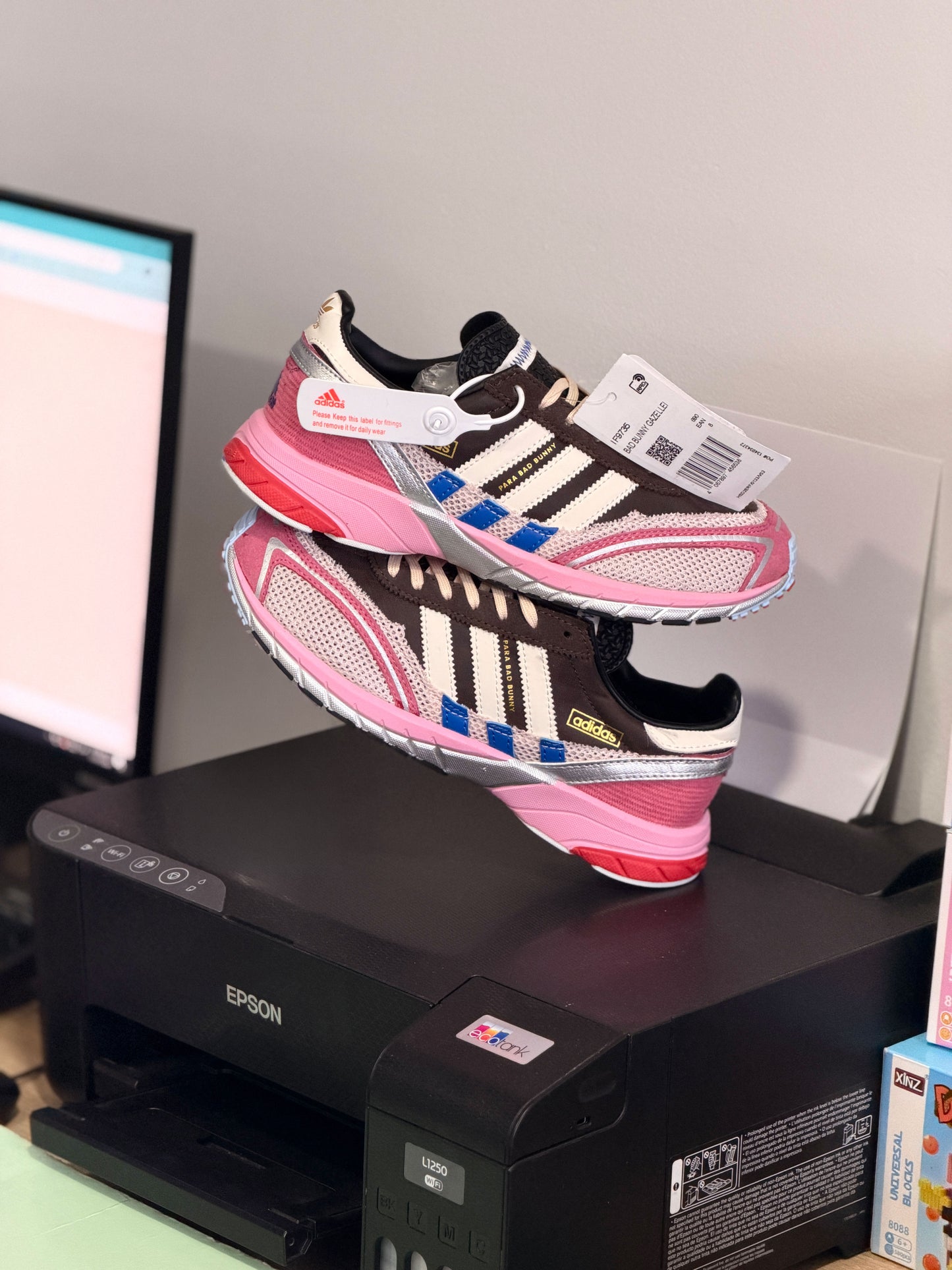 Adidas adizero brown clear pink
