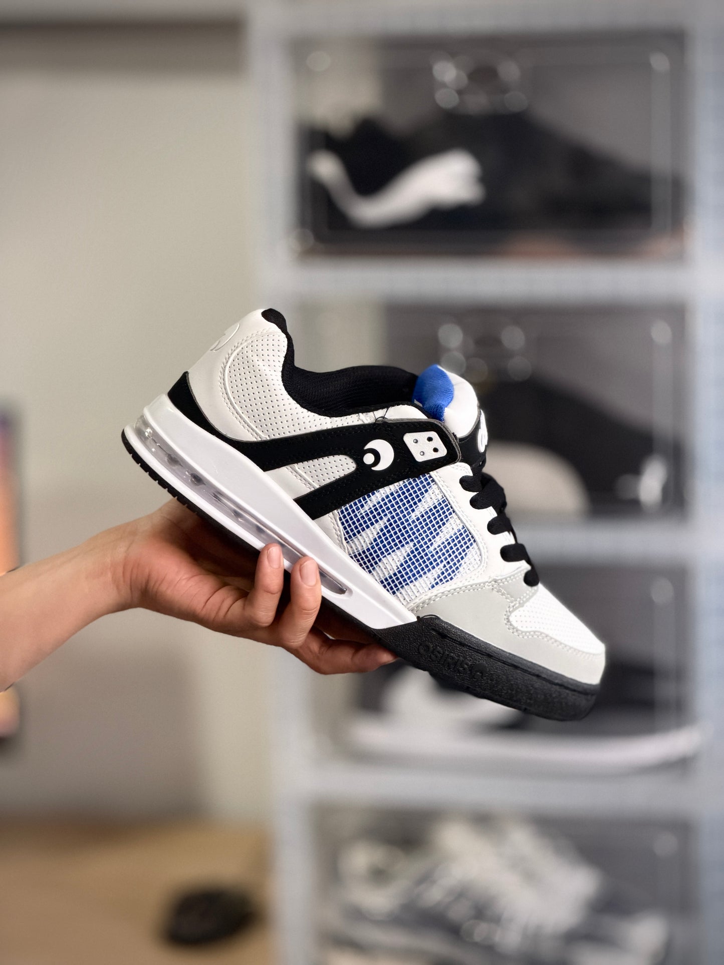 Osiris pixel white black blue