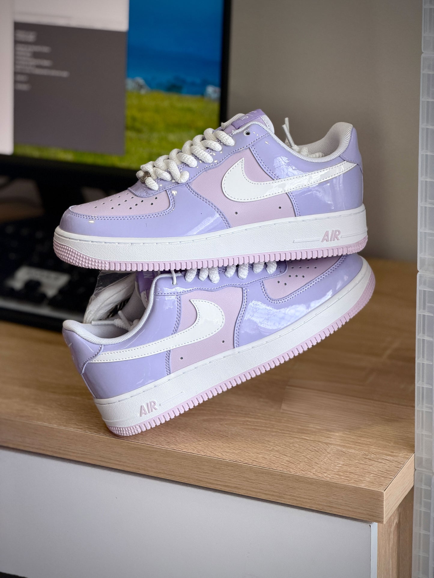 Nike force 1 morada charoll