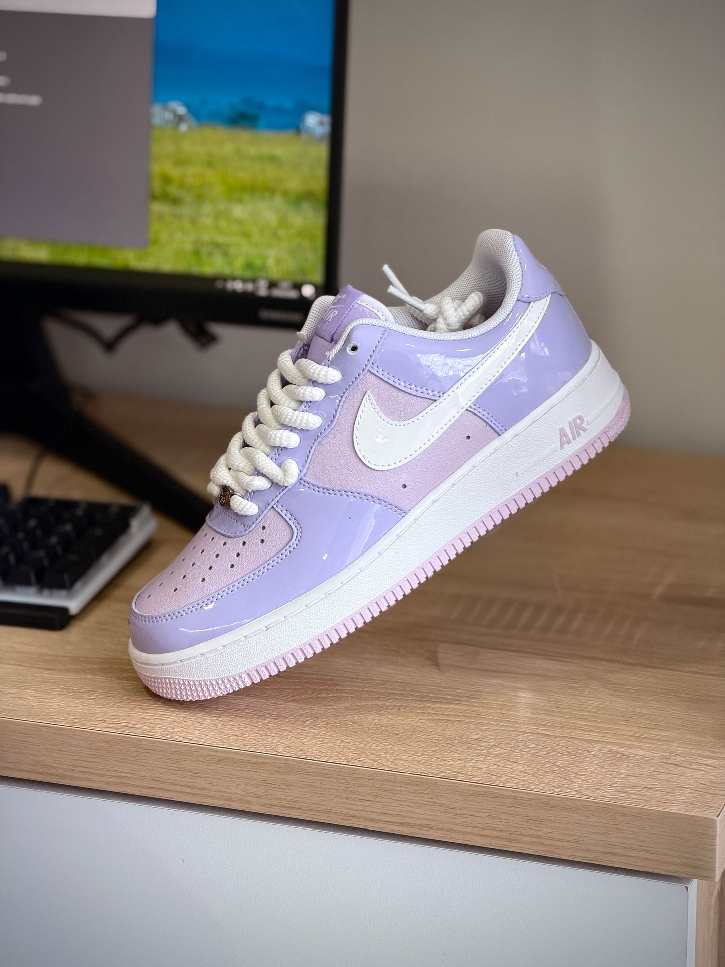 Nike force 1 morada charoll