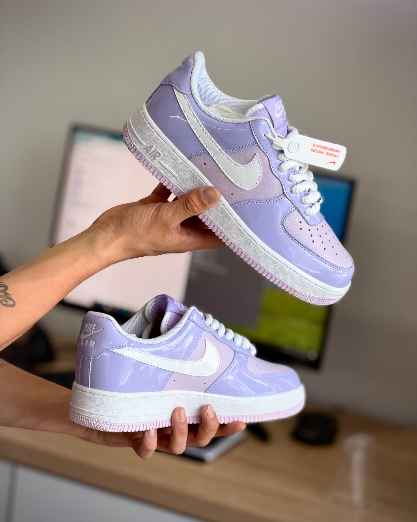 Nike force 1 morada charoll
