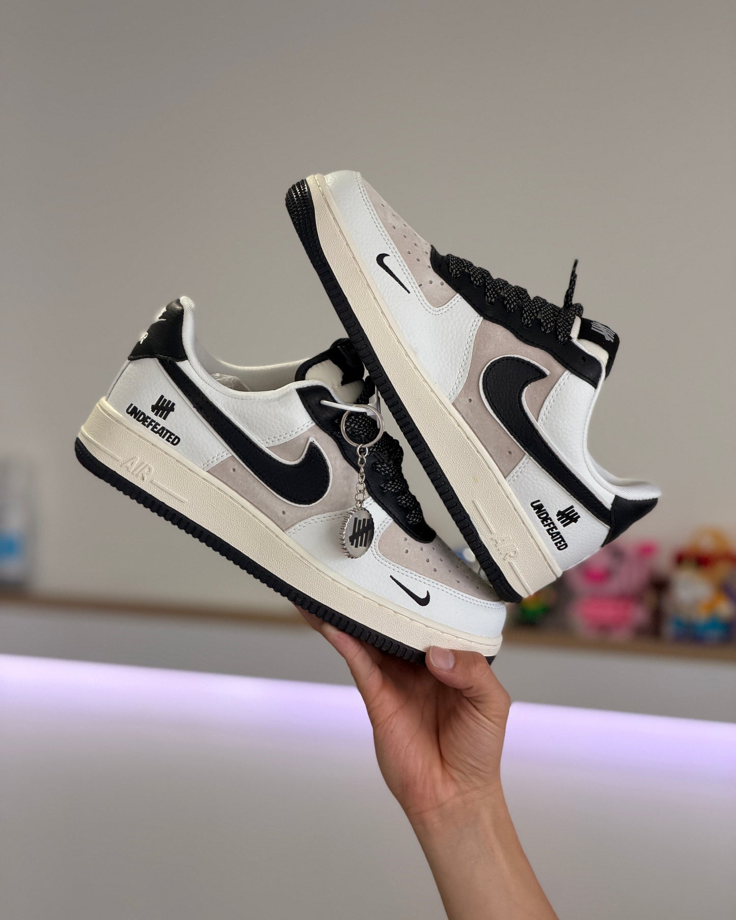 Nike force 1 blanco  beige