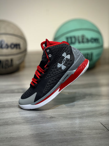 Under Armour Curry 1 Negro-Rojo