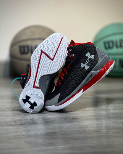 Under Armour Curry 1 Negro-Rojo