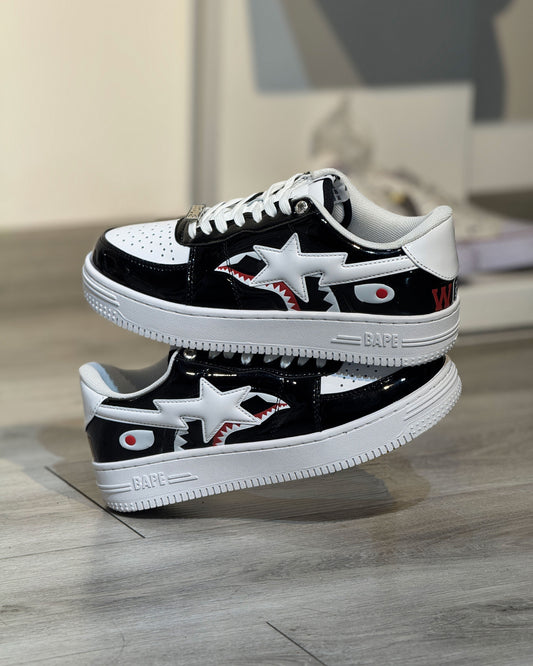 Bape Sta Low Color Block Shark Black